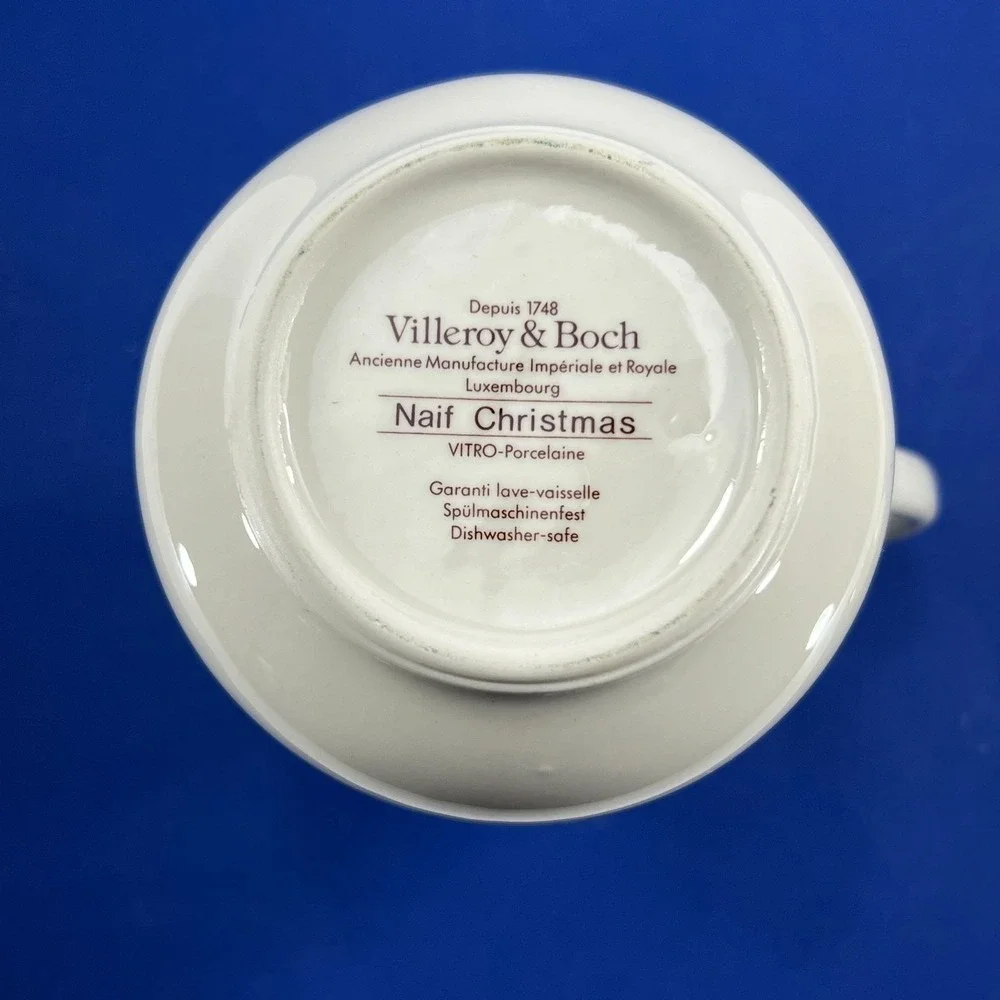 Villeroy & Boch Coffee Pot 1980s Naif Christmas Gerard LaPlau Winter Scenes